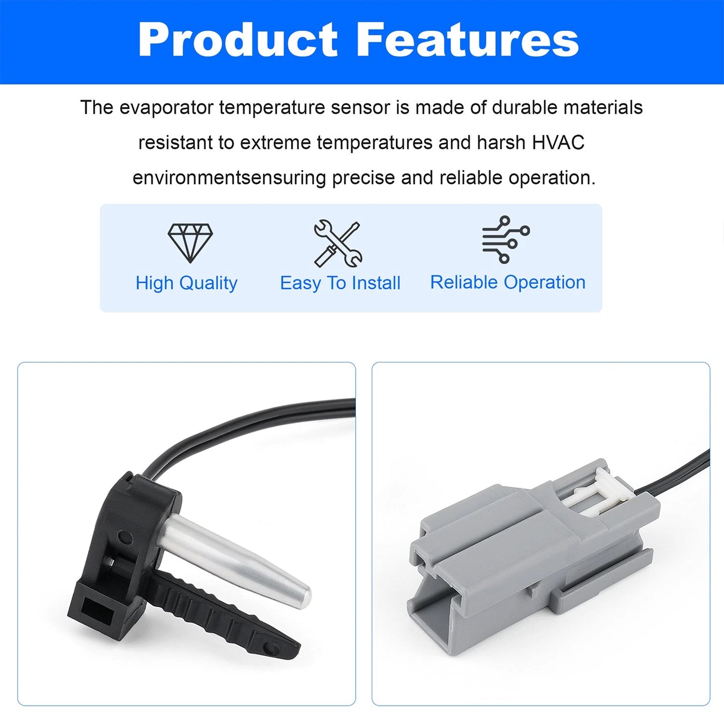 Evaporator Temperature Sensor For Ford F-250 F-350 Super Duty 11-16 BC3Z19C734A