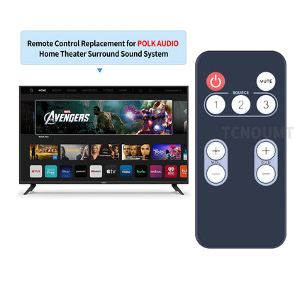 Remote Control For Polk Audio SurroundBar 6000 Instant Home Theater