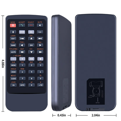 For Dual Wireless Remote DV637, DV605, DV705, DV615B, DV635MB, DV737MB, DV695MB