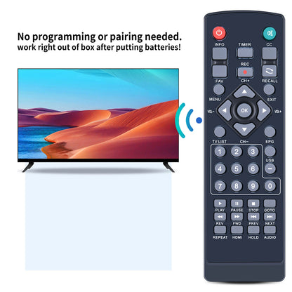 Remote Control For Mediasonic Homeworx HW130STB Digital TV Converter Box