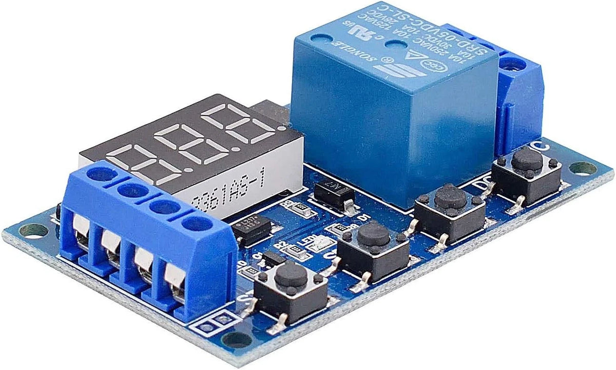 [2 Pack] DC 6-30V Timer Relay Programmable Delay Module Cycle Timer...