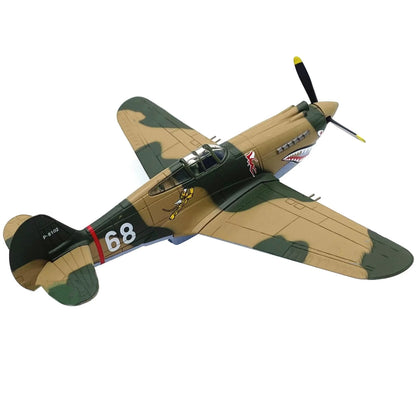 13.5cm Diecast Alloy 1/72 American P40 Fighter Aircraft Model Souvenir