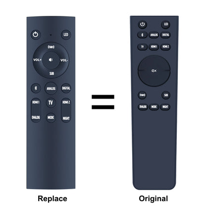 Replacement Remote Control For Klipsch Cinema 600 3.1 Soundbar CINEMA600 -Black
