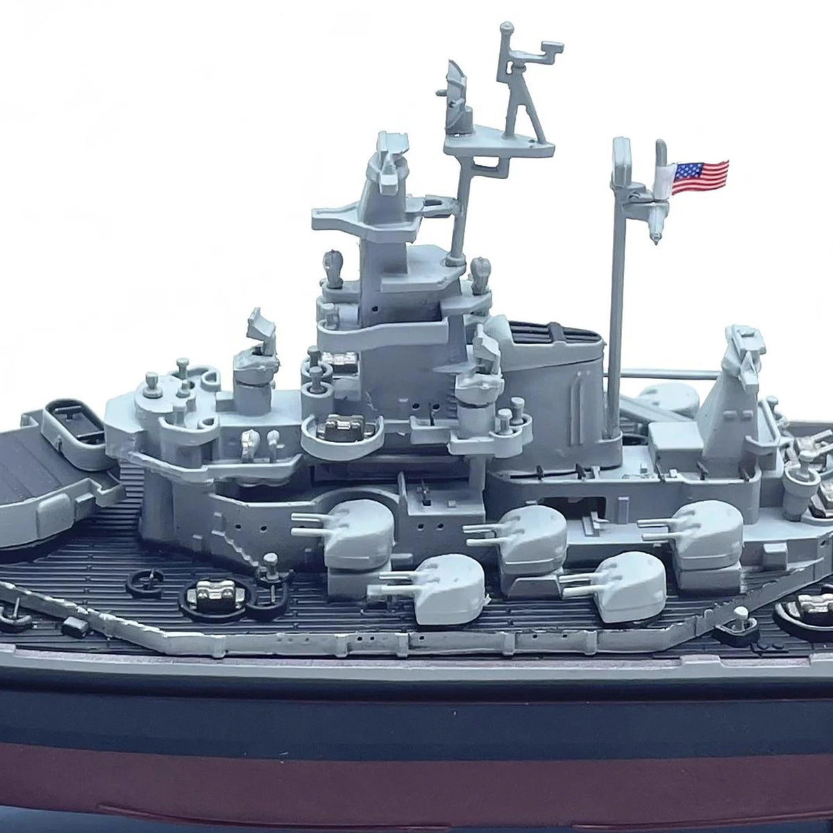 20.5cm Diecast 1/1000 WWII USS Massachusetts BB-59 Battleship Model Souvenir