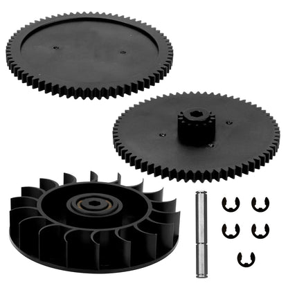 9-100-1132 Drive Train Gear Kit with Turbine Bearing for Polaris 360/380 Black