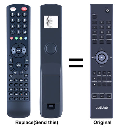 Replacement Remote Control For audiolab 6000CDT Dedicated CD Transport