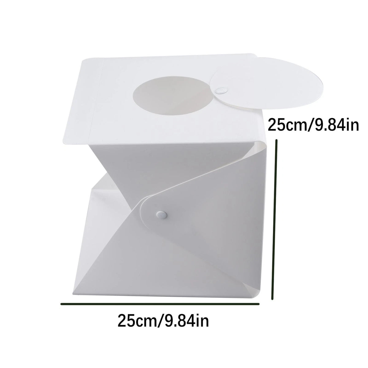 9" White Portable Small LED Photography Studio Soft Box Studio Take Pictures