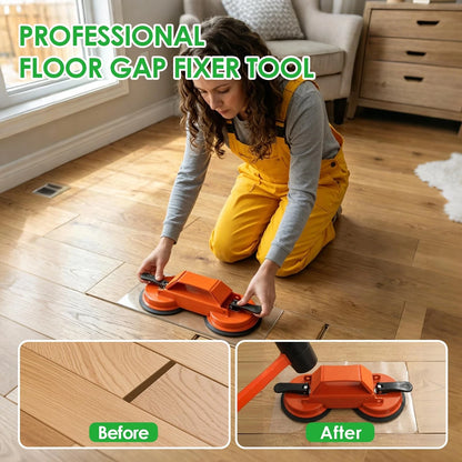 KUNVAST Floor Gap Fixer Tool to Fix a Floor, Vinyl Dual Suction, Orange