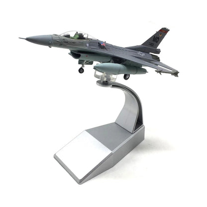 1:100 F-16C Fighter Diecast Metal Finished Aircraft Model With Display Stand