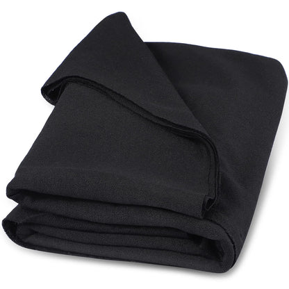 Facmogu Speaker Grill Cloth, 67"x20" 67" x 20" (170 x 50 cm), Black Tulle