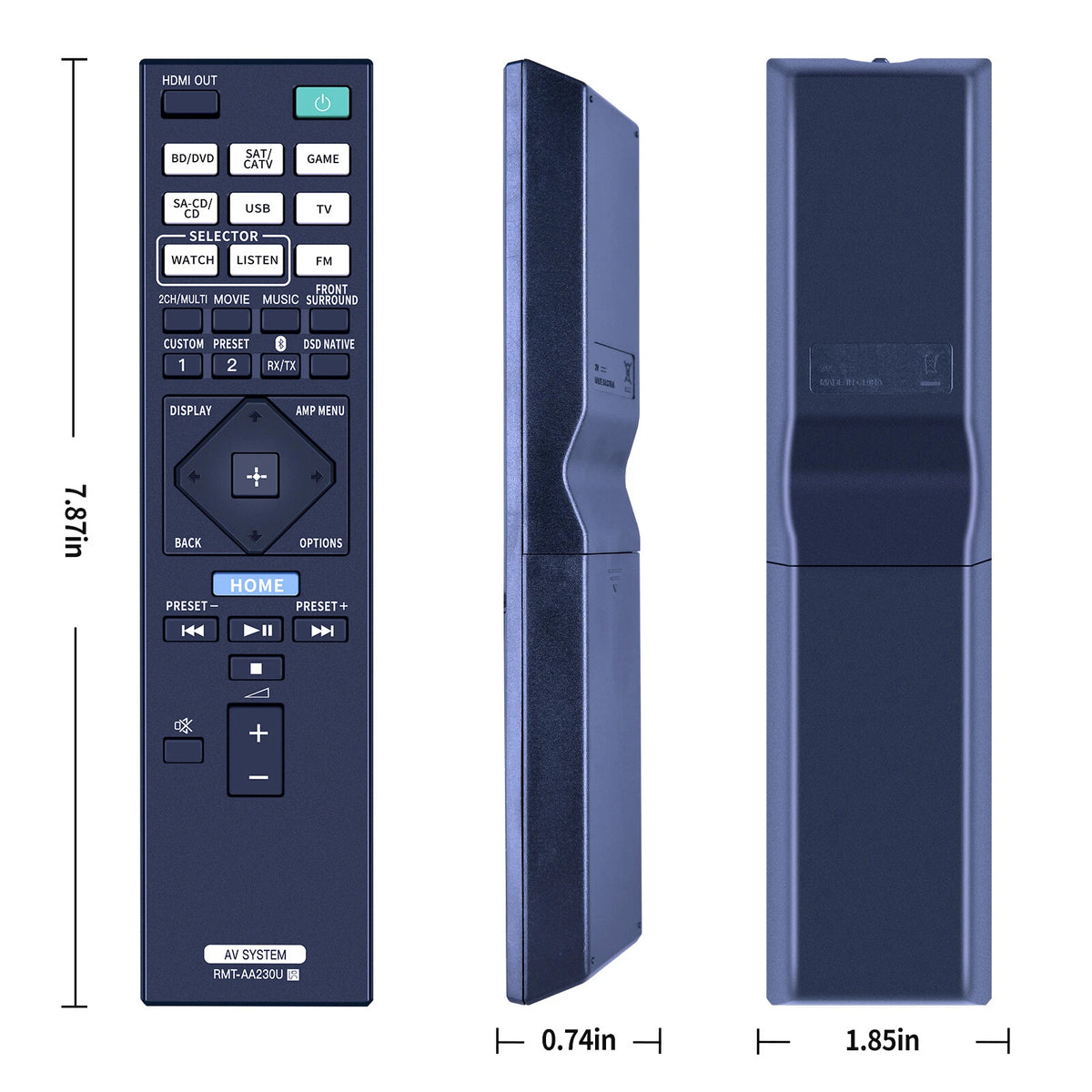 RMT-AA230U Remote Control For Sony AV Receiver STR-DN1070 STRDN1070