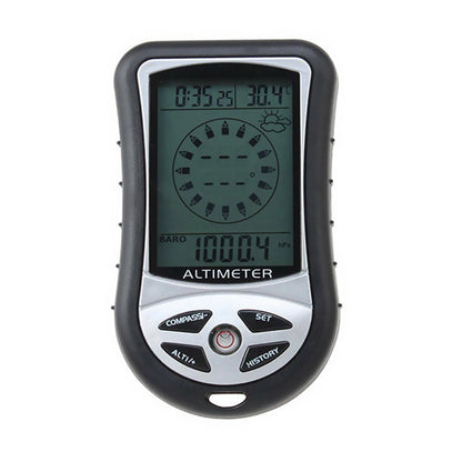 Outdoor Hiking Hunting LED Digital 8 in1 Compass Altimeter Barometer Thermometer