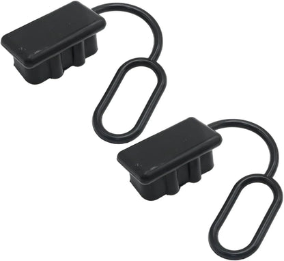 2Pcs 175 Amps Battery Quick Connector Rubber Cover Hard Boot Cap Keep...