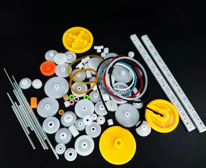 82PCS Module 0.5 Plastic Gear Set Spindle Single Motor Gears for...