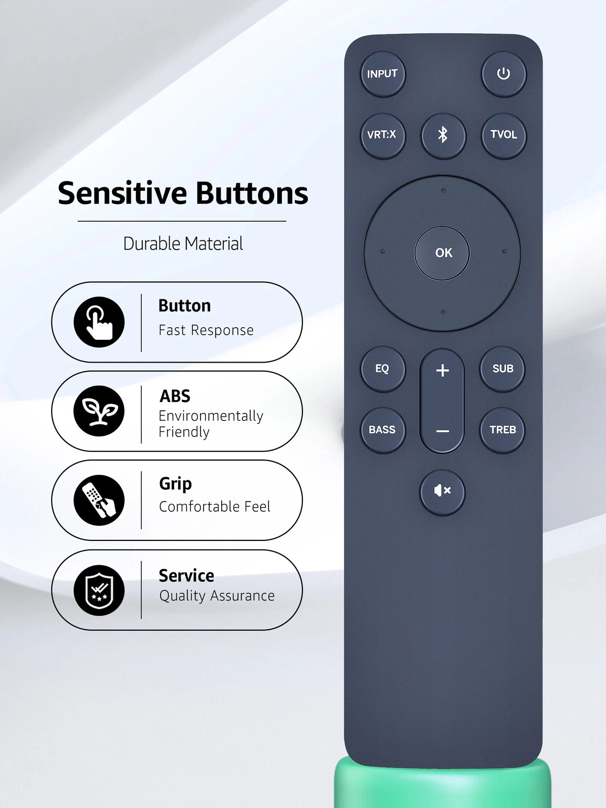 ND21-J Remote Control For Vizio Sound Bar V20x-J8 V21x-J8 M21d-H8 SB2021n-J6
