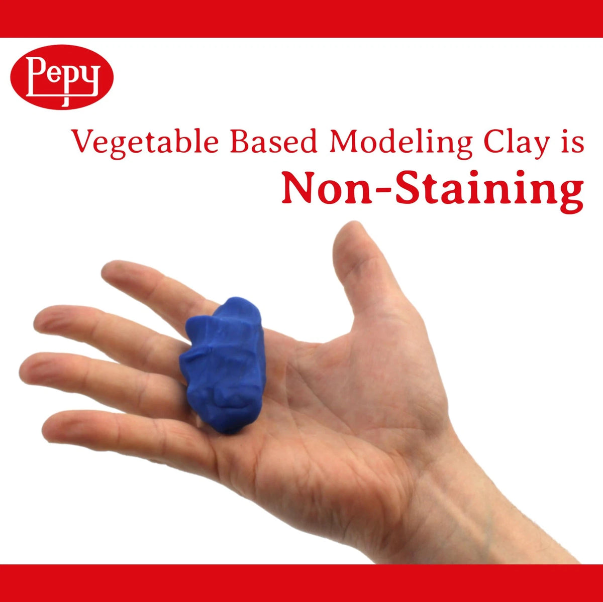 Pepy Plastilina Reusable and Non-Drying Modeling Clay Set of 24, Multicolor