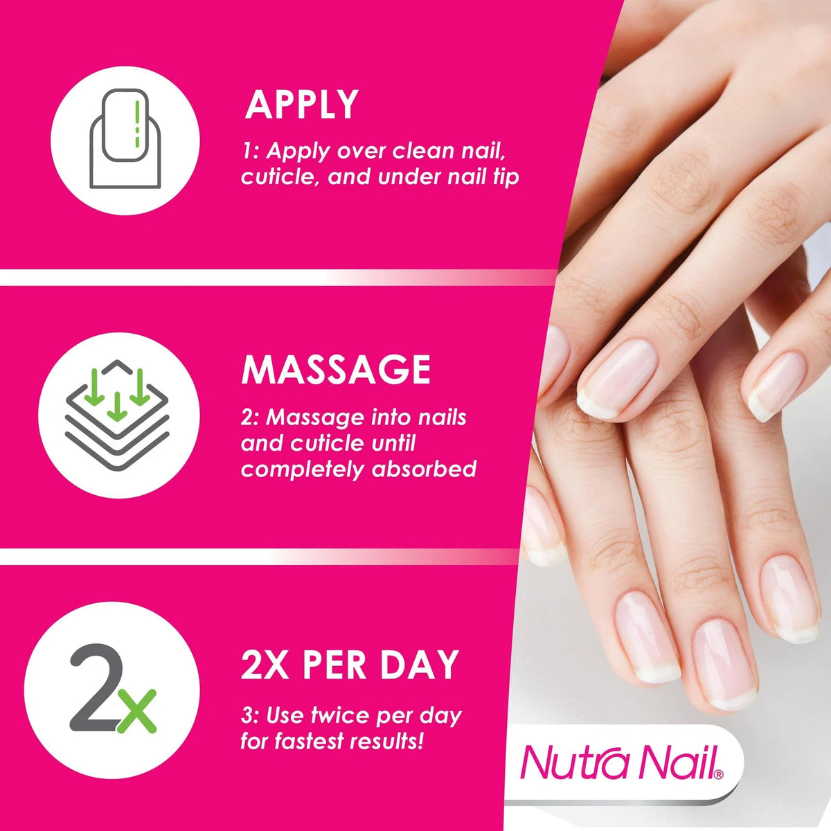 Nutra Nail 5 to 7 Day Growth Treatment - Fast 0.47 Fl Oz (Pack of 1), WHITE