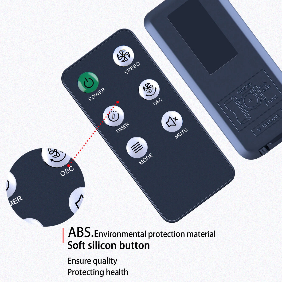Remote Control For HOLMES Digital Tower Fan 32510158 32510352