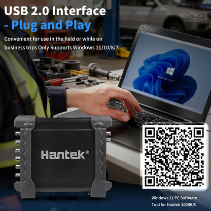 Hantek 1008C PC USB 8CH Automotive Diagnostic Digital...
