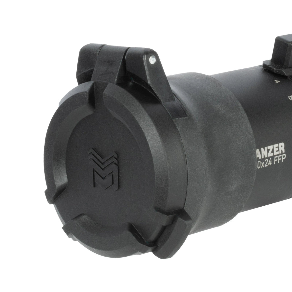 Monstrum Pro Series Flip-Up Scope Lens Eyepiece | 43-48 mm diameter, Black