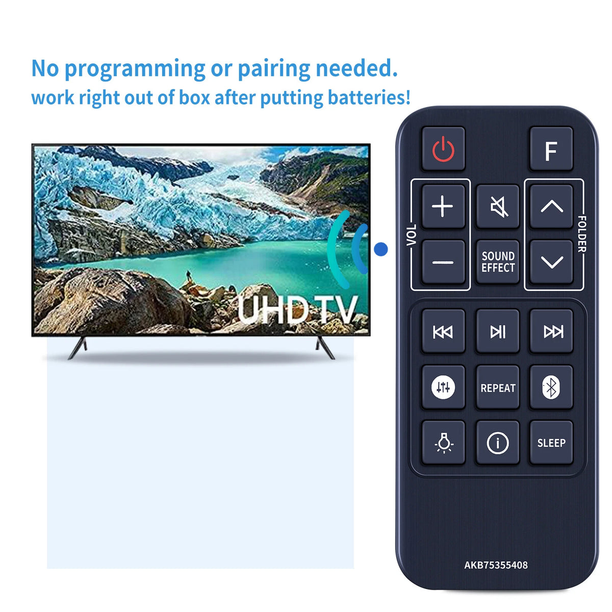 AKB75355408 Replacement Remote Control For LG Home Audio FJ5 Speaker System