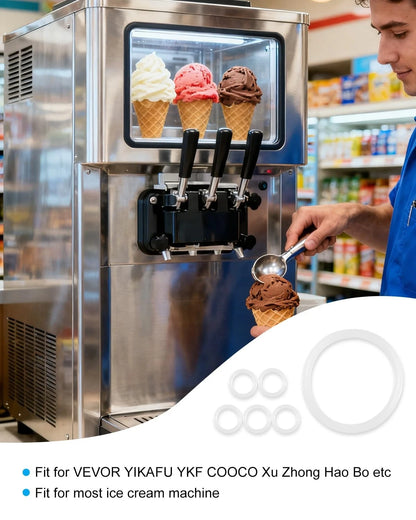 Soft Serve Ice Cream Machine Repair Kit Fit for YIKAFU YKF COOCO