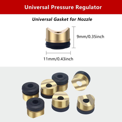 5 Pack Seal Tip Gaskets for Airless Paint Sprayer Replace (Upgrade) Gold