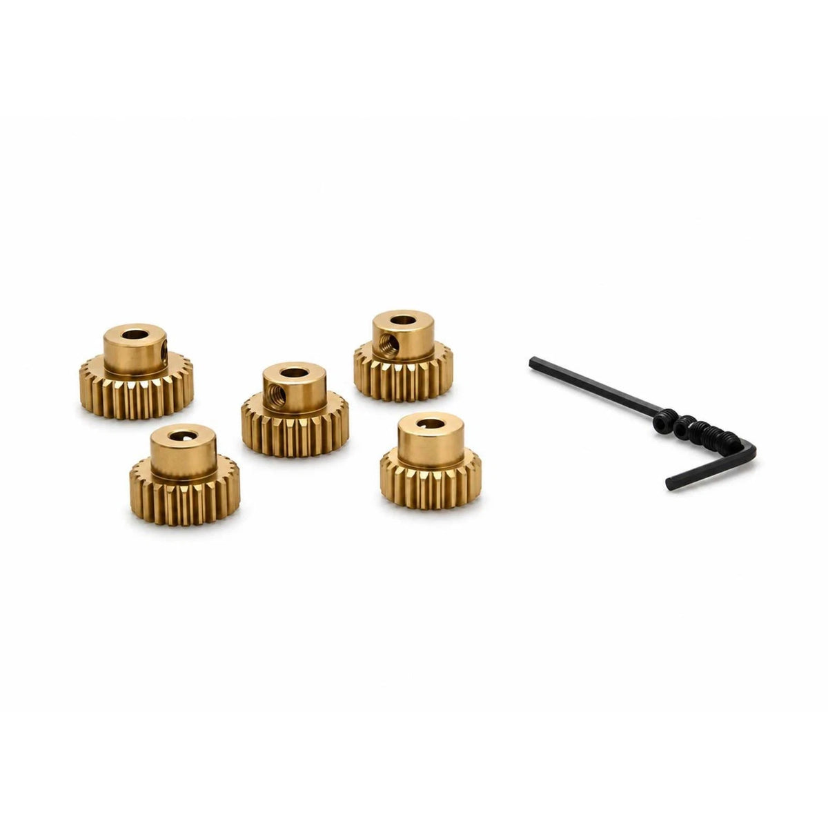 1Set 21T-25T Aluminum Pinion Gear For 1/10 RC Car Brushed Brushless Motor Parts/