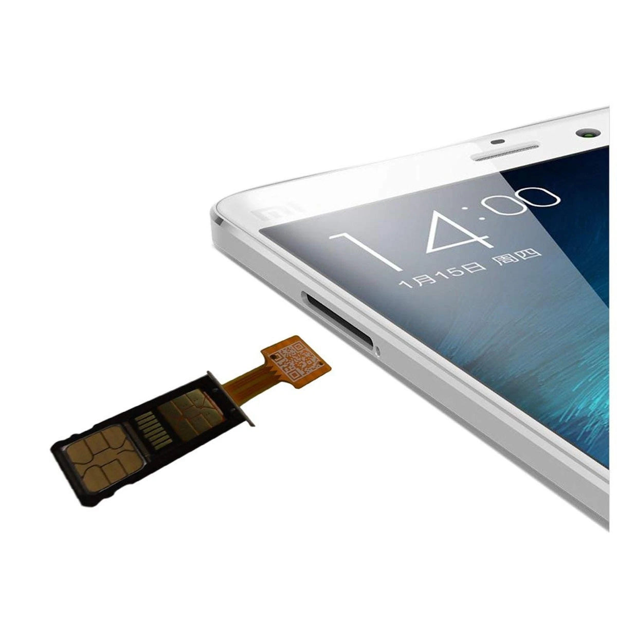 Double Dual SIM Card Micro SD Adapter for Android Phone Extender Nano to NAMO C