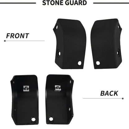 Rear Mud Stone Guard Cover Pair For Ford F150 2021 2026 Wear Resistant Styling