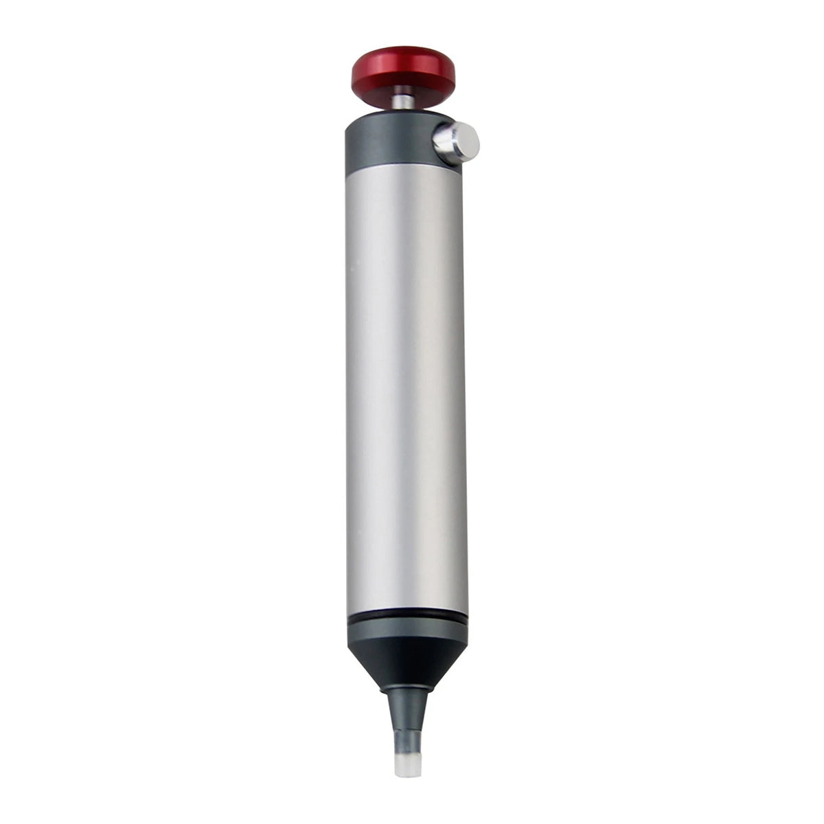 Silver Silicone Tip Solder Sucker Pump Remover Engineer Desoldering Pump Tool