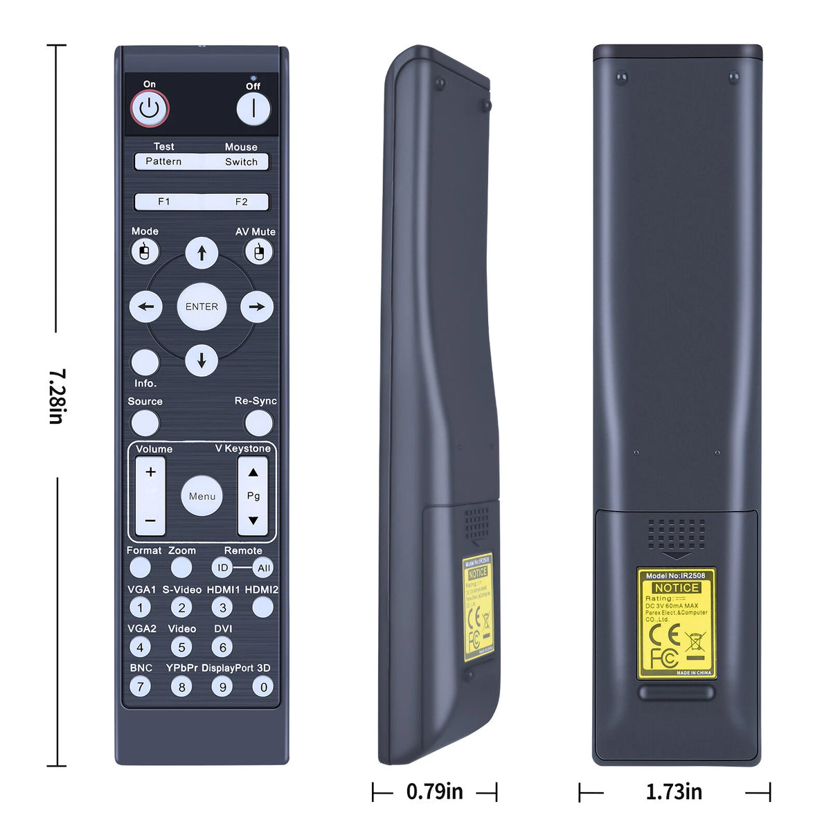 Remote Control For Optoma Projector EH503 H515T X515 WU515T W415 EX600