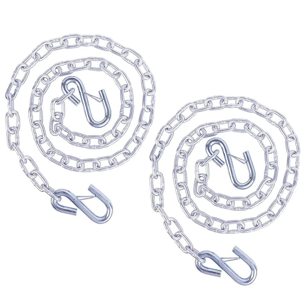 TeukRiGa 3/16" x 48" Grade 30 Steel Boat Trailer Safety Chain x