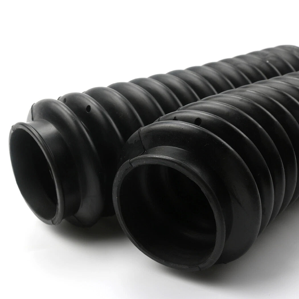 Black Universal Fork Boots  For HONDA ATC 250SX 1985 1986 1987