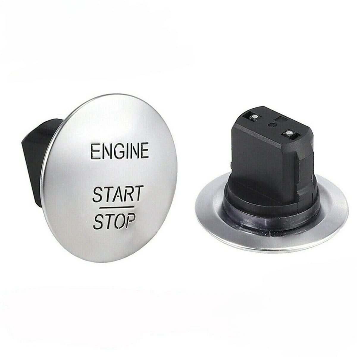 For Mercedes-Benz Silver Engine Start Stop Push Button 2215450714 Replacement