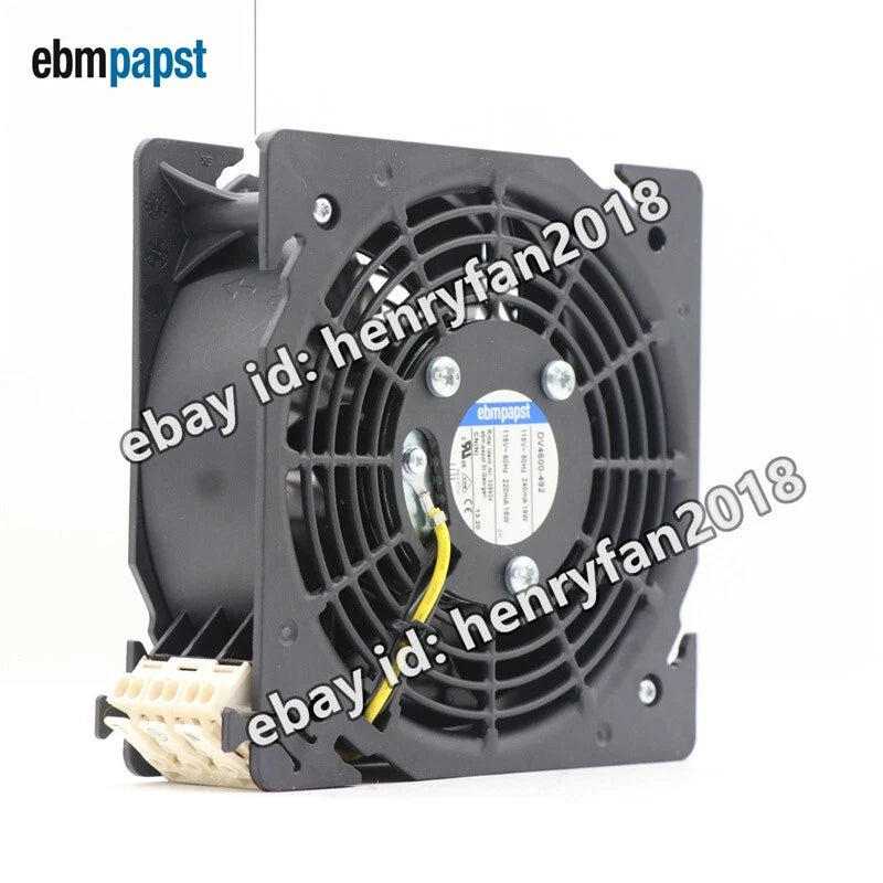 DV4600-492 Ebmpapst Axial Fan 115VAC 18/19W 240/220mA Cabinet Fan / Filter Fan