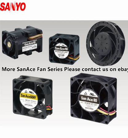 SANYO 9GA0812P7G001 SanAce Axial Fan 12V 0.29A 80*80*15MM 4-wire PWM Cooling Fan