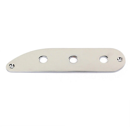 3 Holes Electric Guitar Bridge Switch Control Plate for TELE Style Bass Guitar