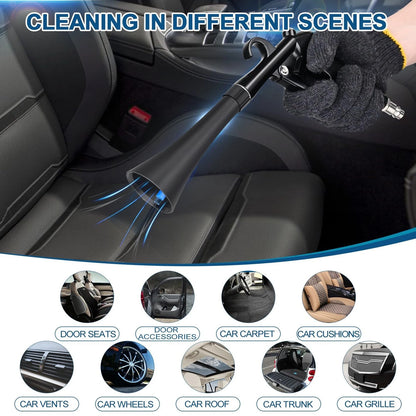 Car Cleaning Gun Detailing Interior 1 cm (Width x Length x Height), Black