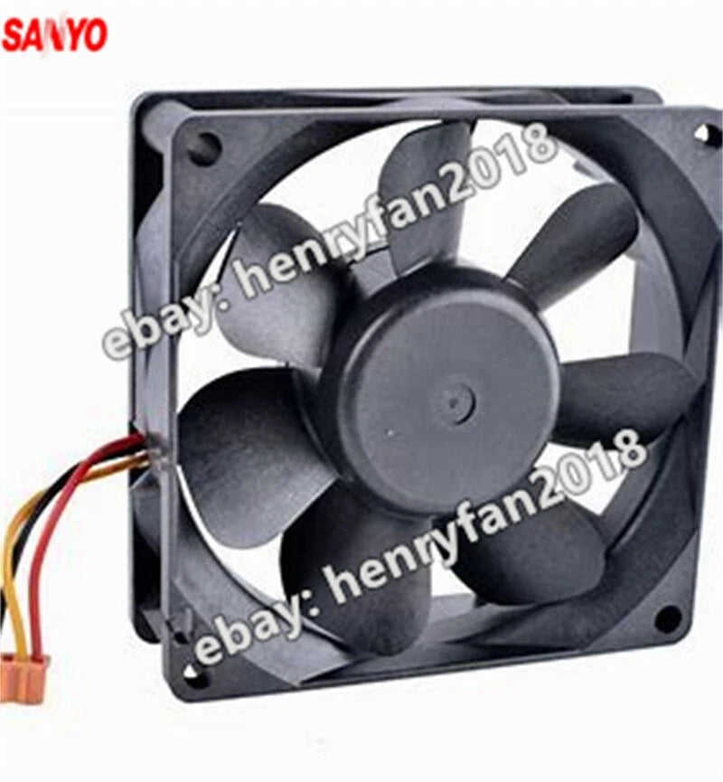 For SANYO 9A0812S404 DC 12V 0.18A 80*80*25MM 3-Wire Axial Cooling Fan San Ace
