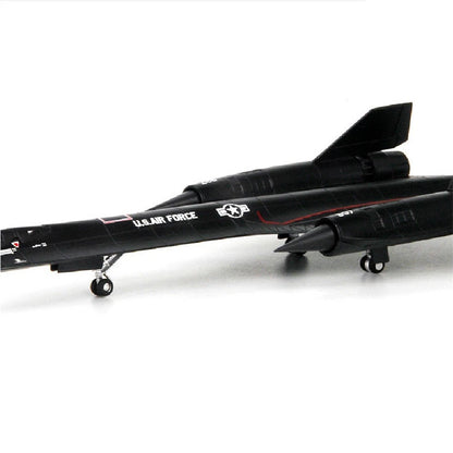 1:144 Alloy SR-71 Reconnaissance Aircraft Model Ornaments Airplane Collection