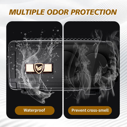 Anverion Smell Proof Bag, Odor & Odorless Grind Included, Black-02