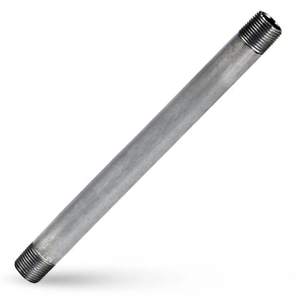 Supply Giant QDHM1124 Steel, Pre Cut Industrial Pipe 1-1/4" x 24", Silver