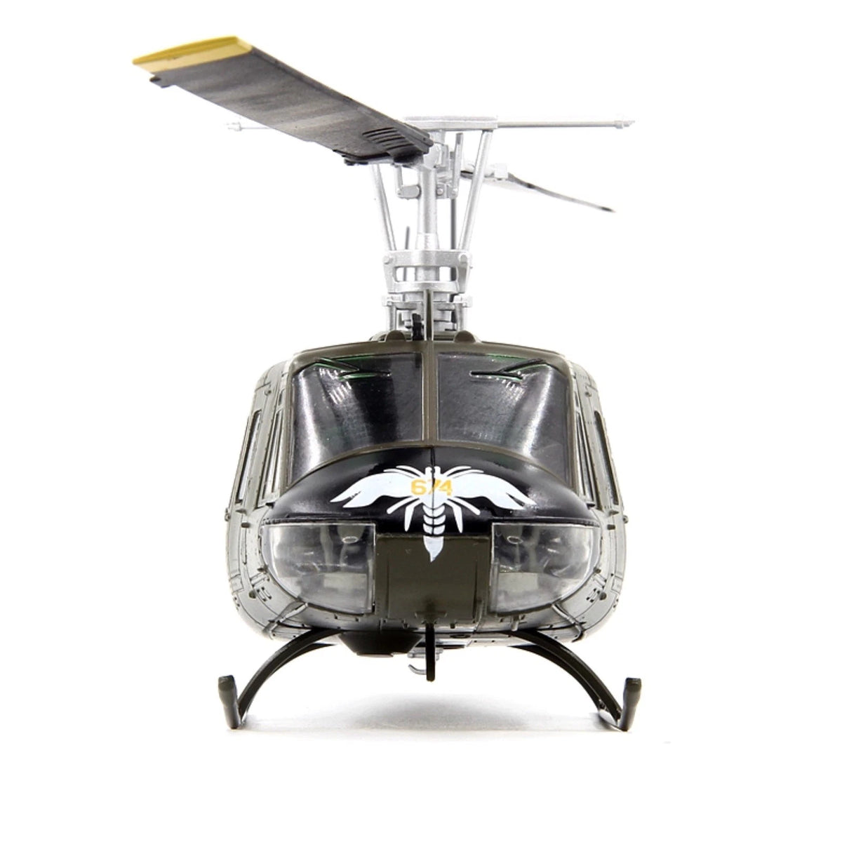 Authentic UH-1 Iroquois Helicopter Diecast Model 1:48 Scale Rotating Parts Gift