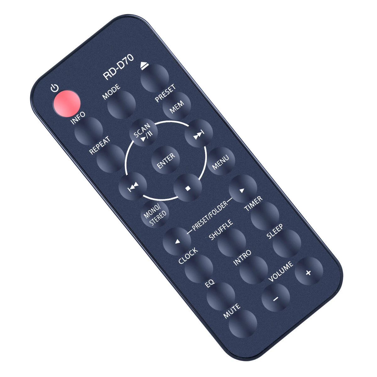 Replacement Remote Control For JVC RD-D70 All-In-One Hi-Fi