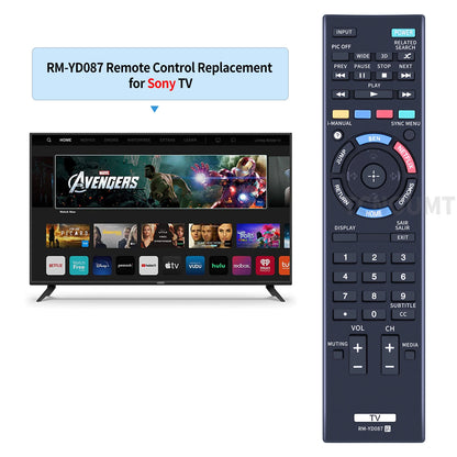 RM-YD087 Remote Control For Sony TV KDL-42W800A KDL-55W800A KDL-47W801A