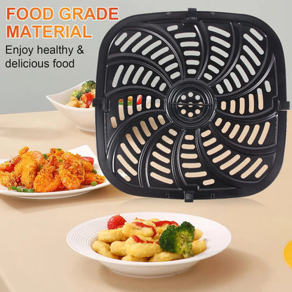 Upgraded Air Fryer Replacement Grill Pan for Chefman 8 QT, Nonstick Tray