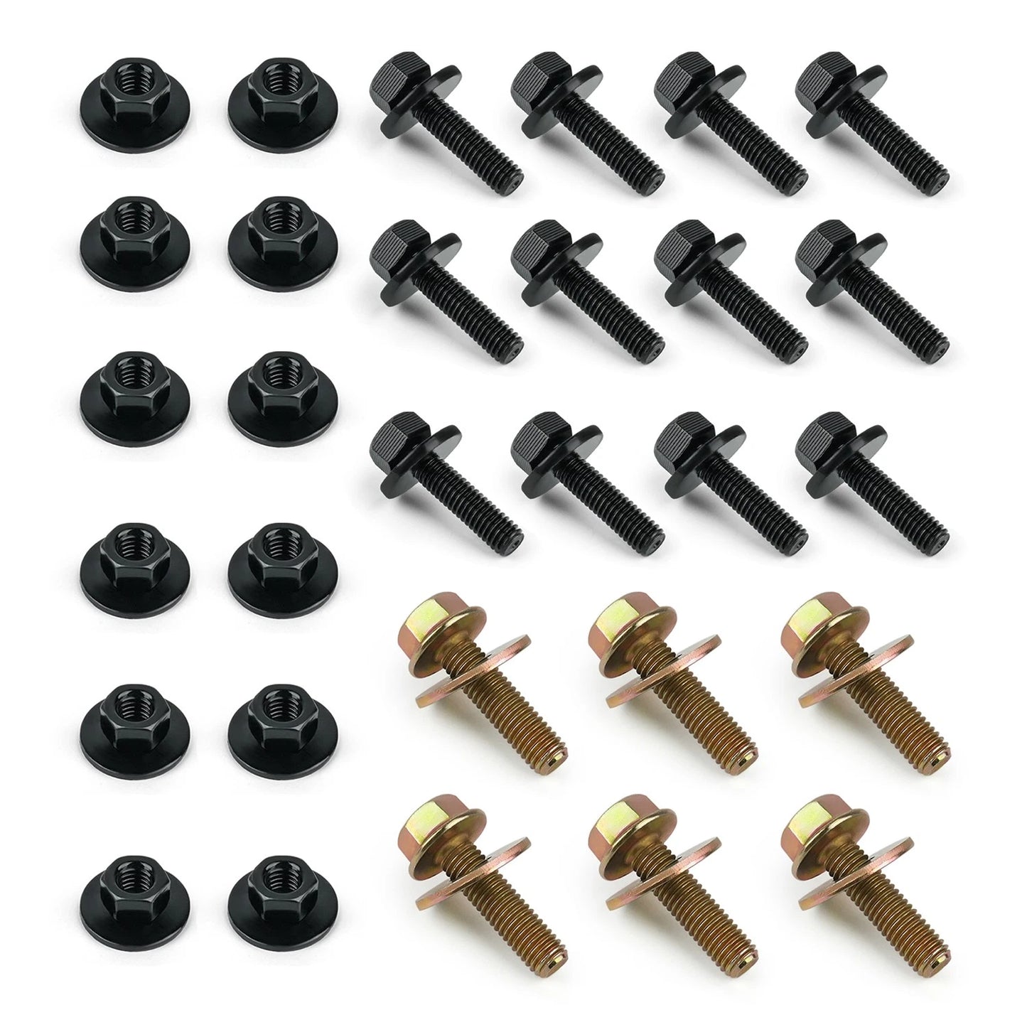 Fits Jeep Wrangler JK JL 07-25 Side Step / Running Board Bolts Hardware (4 door)