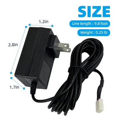 ANYINELEC Water Softener Power Transformer, 15v Dc Adapter,(Model Black