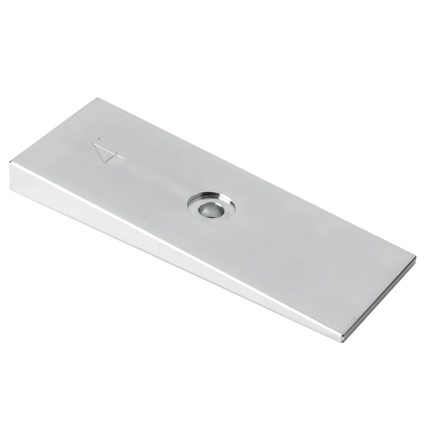 2" Wide 4°Degree Steel Leaf Spring Degree Shims Sliver - Set of 2